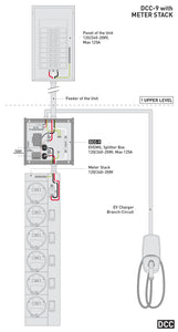 WRN-DCC-9-PCB-50A | EV Energy Management System | PCB Electronic Components for DCC-9-BOX, 50A Breaker included