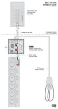 Load image into Gallery viewer, WRN-DCC-11-50A | EV Energy Management System | Splitter Box 120/240-208V, Max 200A, 50A Breaker included